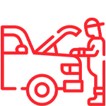 Engine mechanic icon