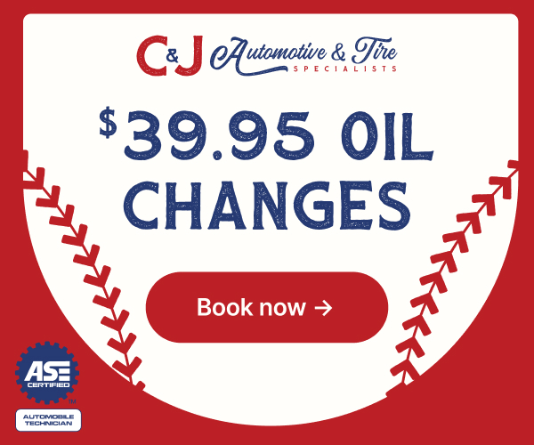 C&J Oil Changes Banner 300×250